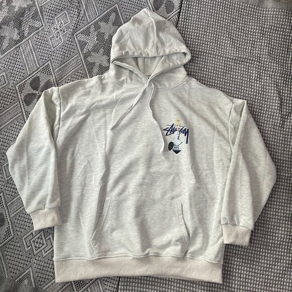 Stussy Psychedelic Hoodie In Gray Size S - Picture 2 of 8